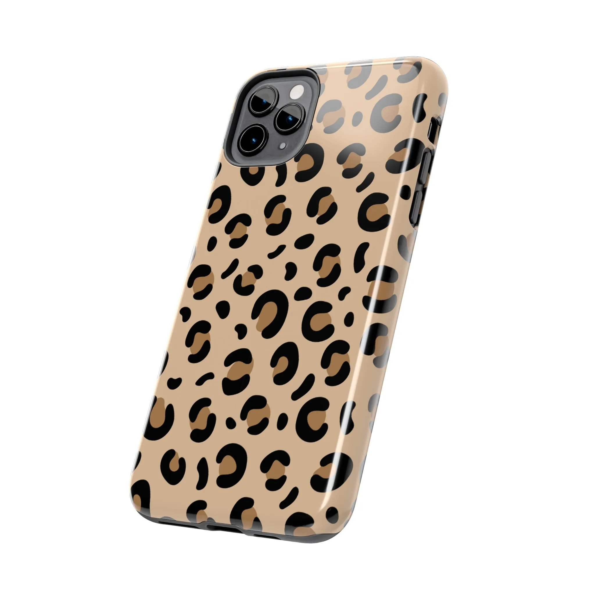 Leopard Print Stylish Cell Phone Case - Trendy and Fashionable Cover