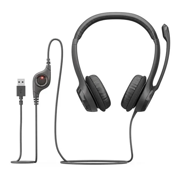 Logitech H390 USB Headset - Black