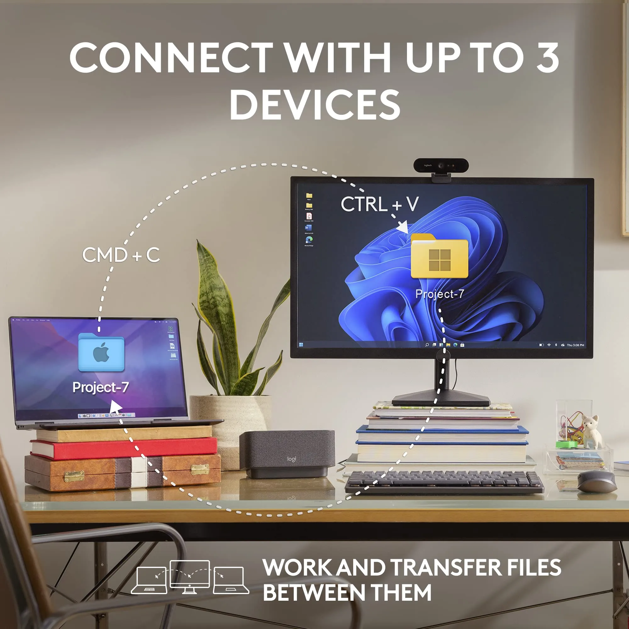 Logitech MX Anywhere 3S Compact Wireless Mouse, Fast Scrolling, 8K DPI Tracking, Quiet Clicks, USB C, Bluetooth, Windows PC, Linux, Chrome, Mac - Graphite - With Free Adobe Creative Cloud Subscription