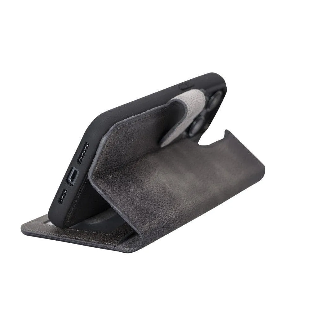 Magic Magnetic Detachable Leather Wallet Case for Apple iPhone 14 Series / MW Phone Case
