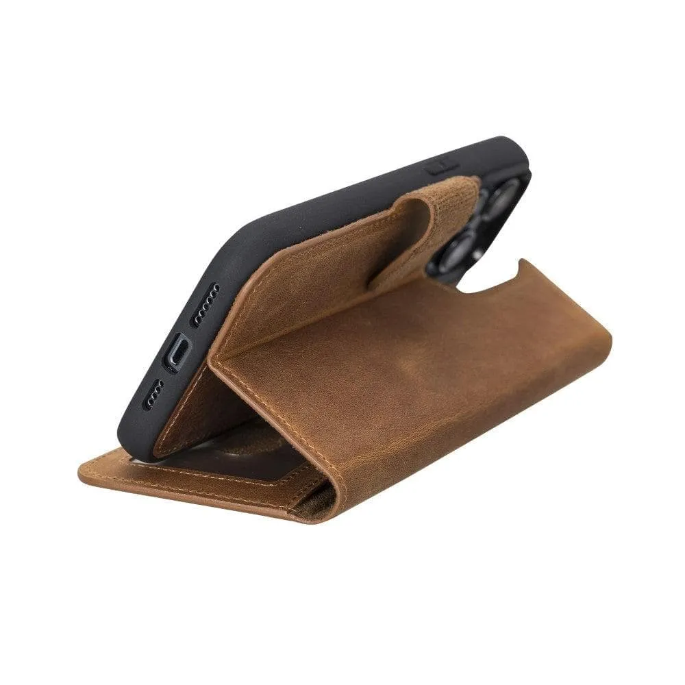 Magic Magnetic Detachable Leather Wallet Case for Apple iPhone 14 Series / MW Phone Case