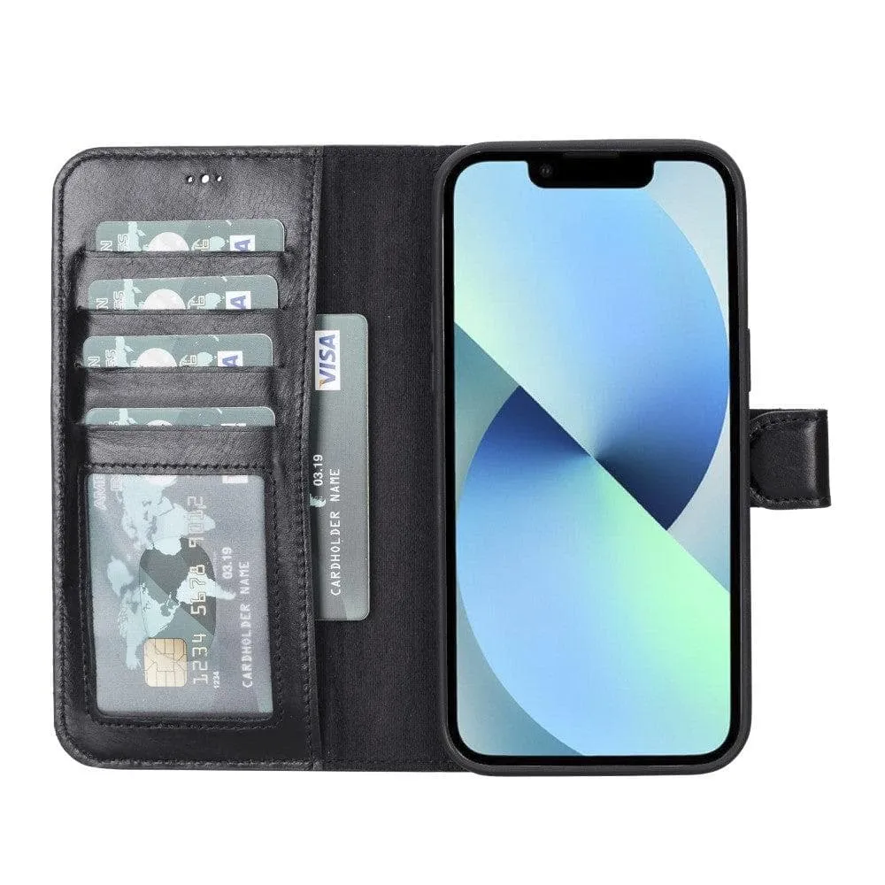 Magic Magnetic Detachable Leather Wallet Case for Apple iPhone 14 Series / MW Phone Case