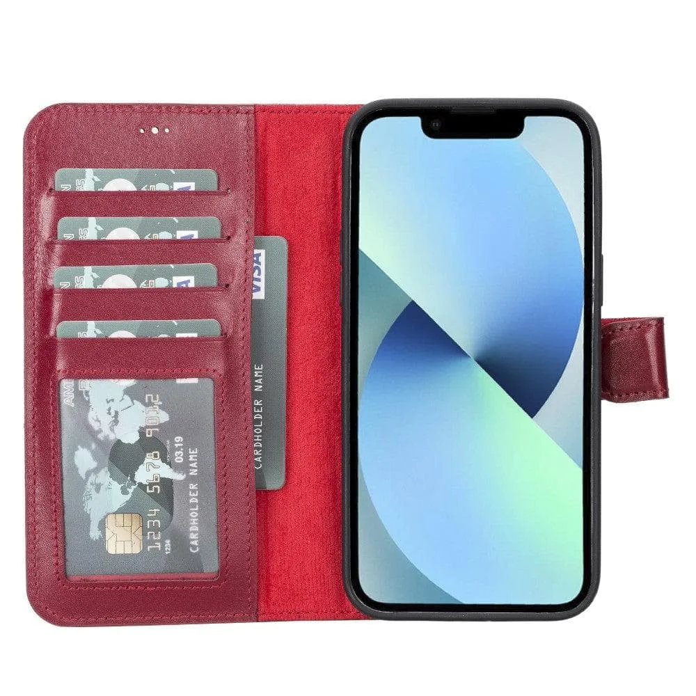 Magic Magnetic Detachable Leather Wallet Case for Apple iPhone 14 Series / MW Phone Case