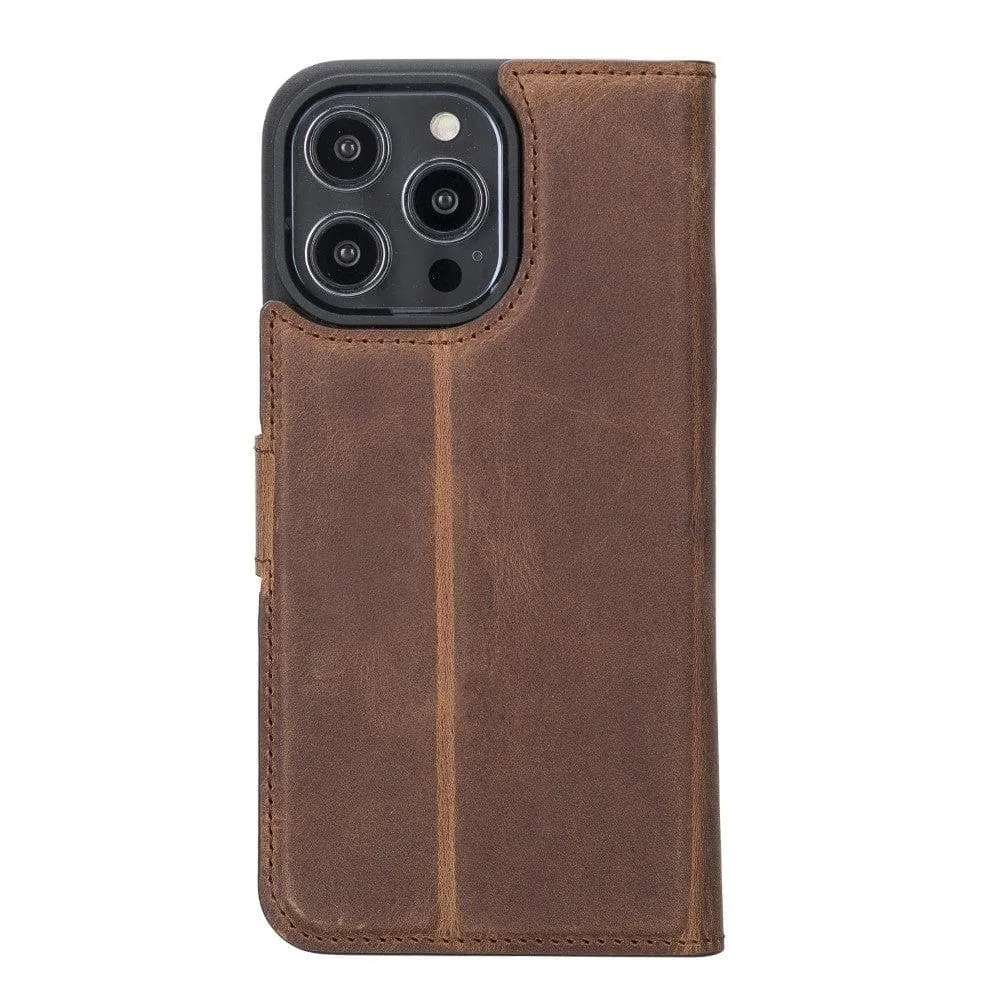 Magic Magnetic Detachable Leather Wallet Case for Apple iPhone 14 Series / MW Phone Case