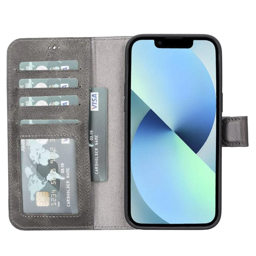 Magic Magnetic Detachable Leather Wallet Case for Apple iPhone 14 Series / MW Phone Case