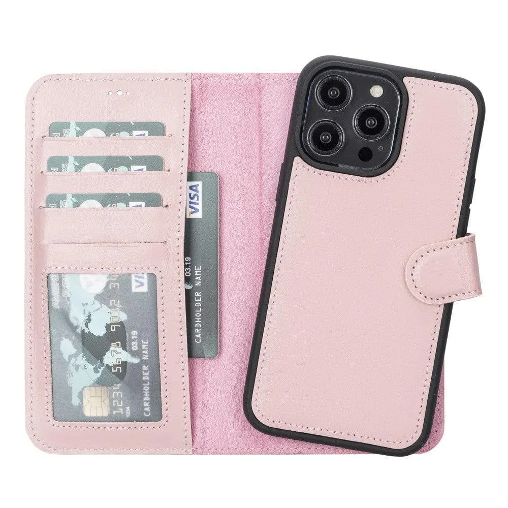 Magic Magnetic Detachable Leather Wallet Case for Apple iPhone 14 Series / MW Phone Case