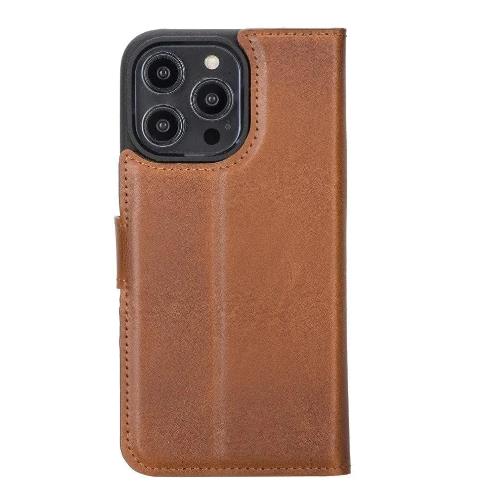 Magic Magnetic Detachable Leather Wallet Case for Apple iPhone 14 Series / MW Phone Case