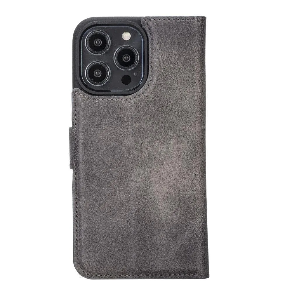 Magic Magnetic Detachable Leather Wallet Case for Apple iPhone 14 Series / MW Phone Case