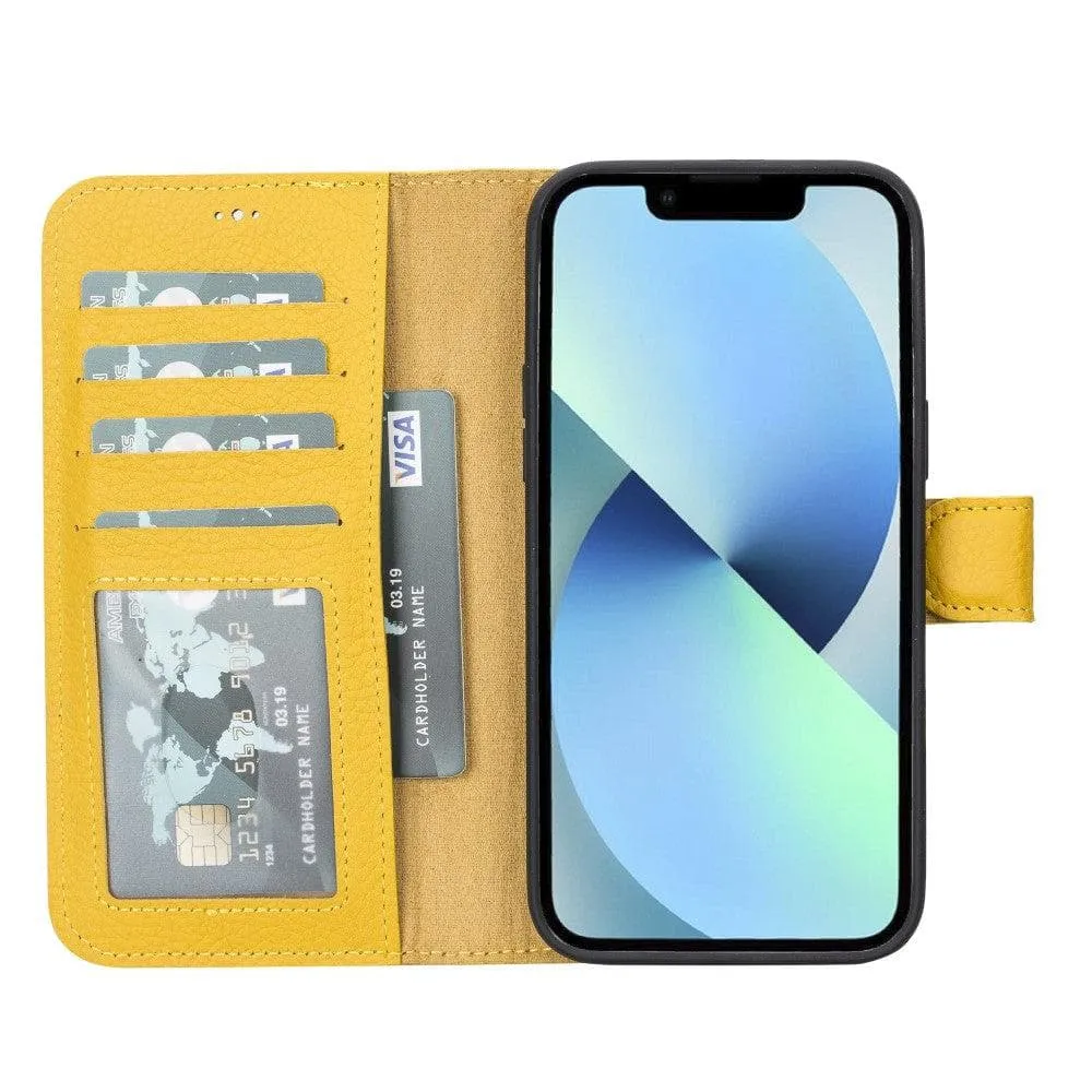 Magic Magnetic Detachable Leather Wallet Case for Apple iPhone 14 Series / MW Phone Case