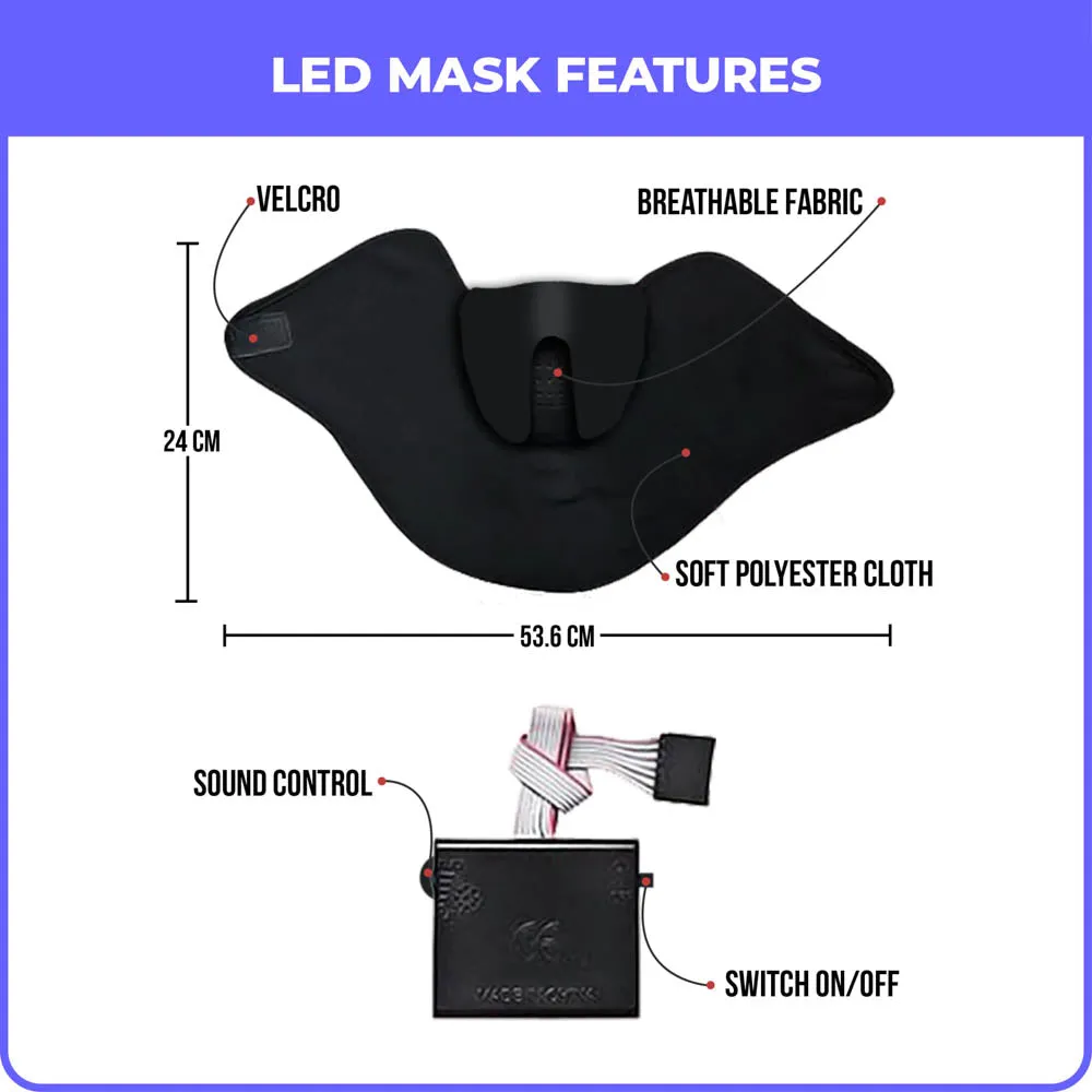 Monster LED Sound Reactive Mask