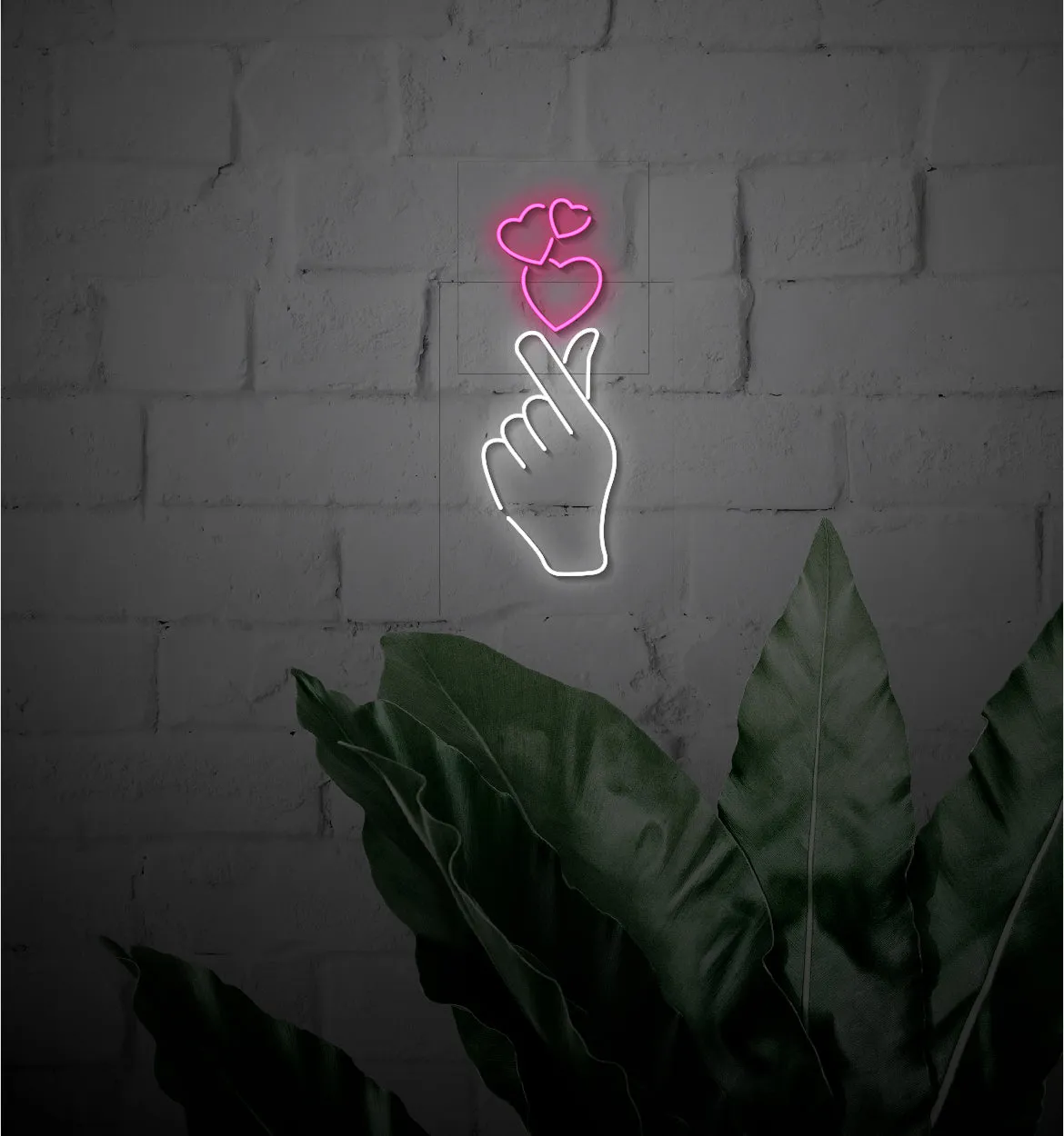 Neon Light Strip Wall Love Sign for Bedroom Kidsroom Party Hall Office LED Art Indoor Home Decor L X H 5.5 X 14 Inches