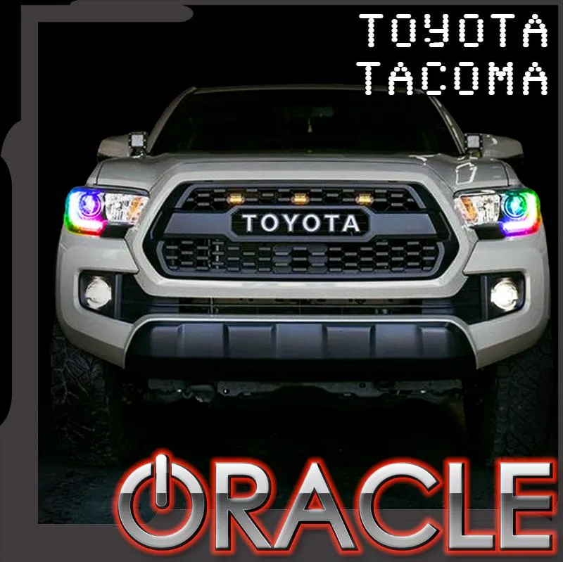 Oracle Dynamic Colorshift Toyota Tacoma (16-21) RGB A Headlight DRL Upgrade Kit 1278-332