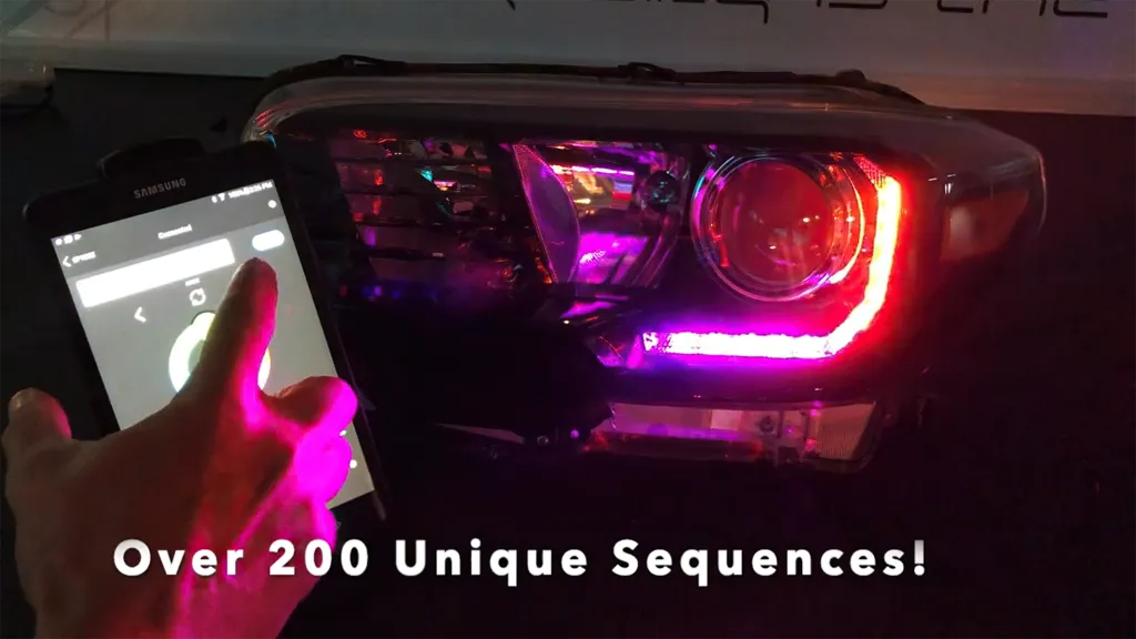 Oracle Dynamic Colorshift Toyota Tacoma (16-21) RGB A Headlight DRL Upgrade Kit 1278-332