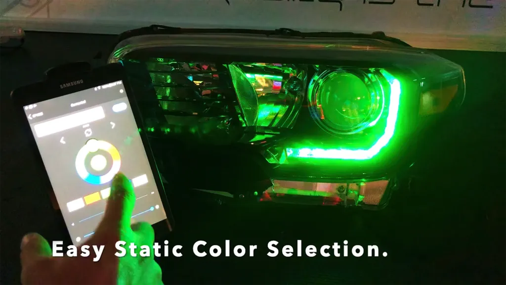 Oracle Dynamic Colorshift Toyota Tacoma (16-21) RGB A Headlight DRL Upgrade Kit 1278-332