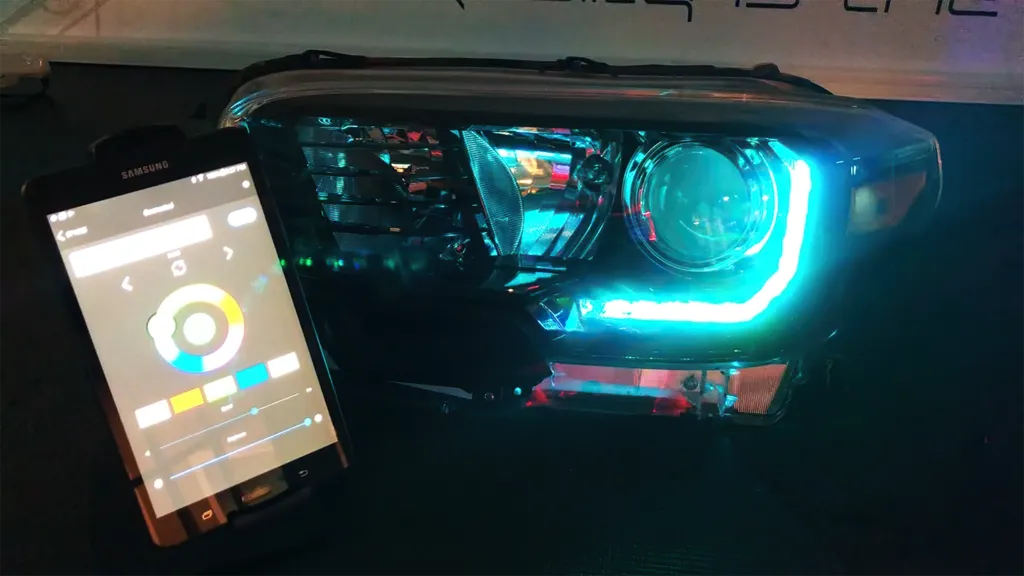 Oracle Dynamic Colorshift Toyota Tacoma (16-21) RGB A Headlight DRL Upgrade Kit 1278-332