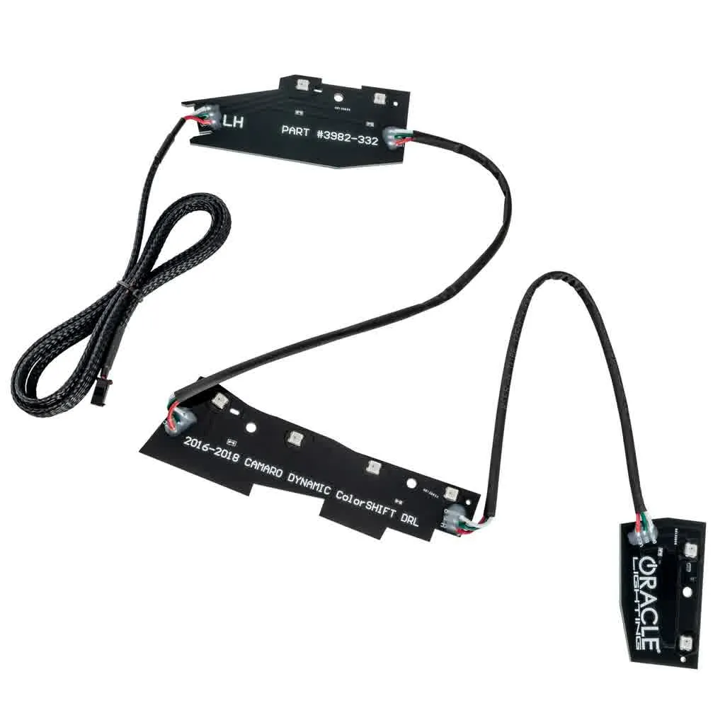 Oracle Headlight DRL Upgrade Kit Chevy Camaro (16-18) Camaro ZL1 (19-21) [Dynamic ColorSHIFT] 3982-332