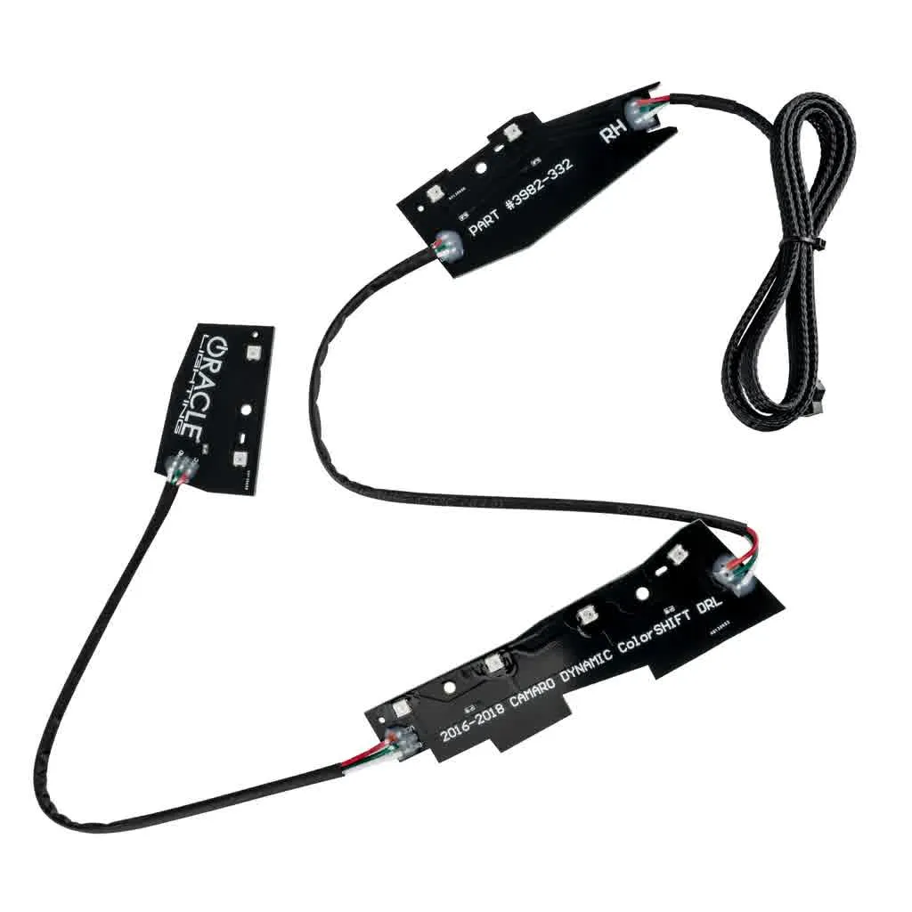 Oracle Headlight DRL Upgrade Kit Chevy Camaro (16-18) Camaro ZL1 (19-21) [Dynamic ColorSHIFT] 3982-332