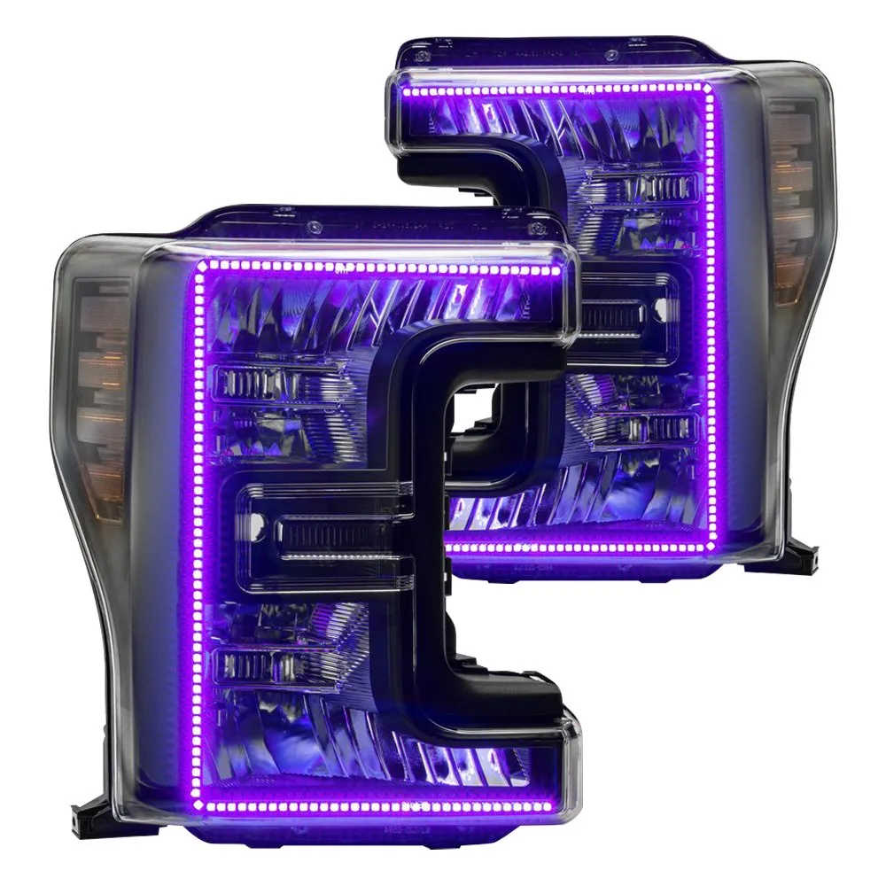 Oracle Headlight Halo Upgrade Kit Ford F250/350 Super Duty (17-19) [Dynamic ColorSHIFT] 2522-332