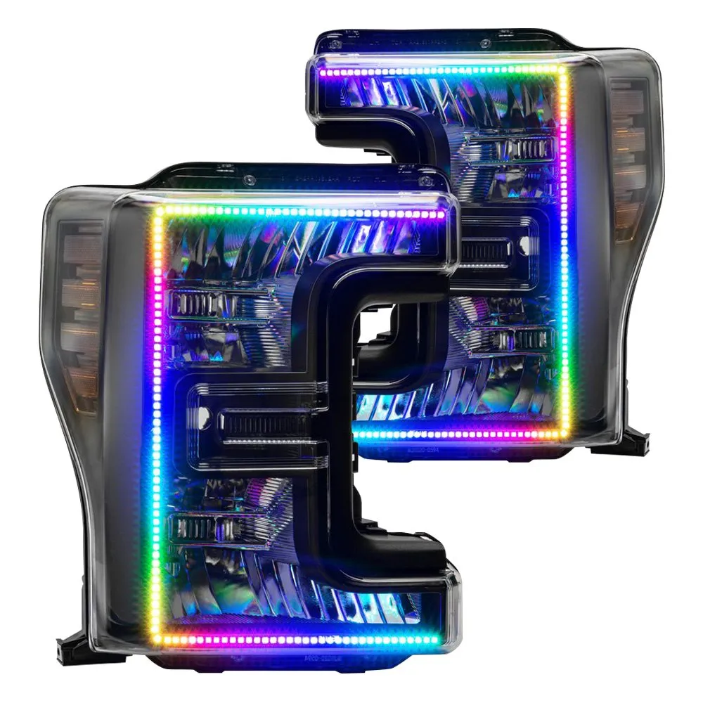 Oracle Headlight Halo Upgrade Kit Ford F250/350 Super Duty (17-19) [Dynamic ColorSHIFT] 2522-332
