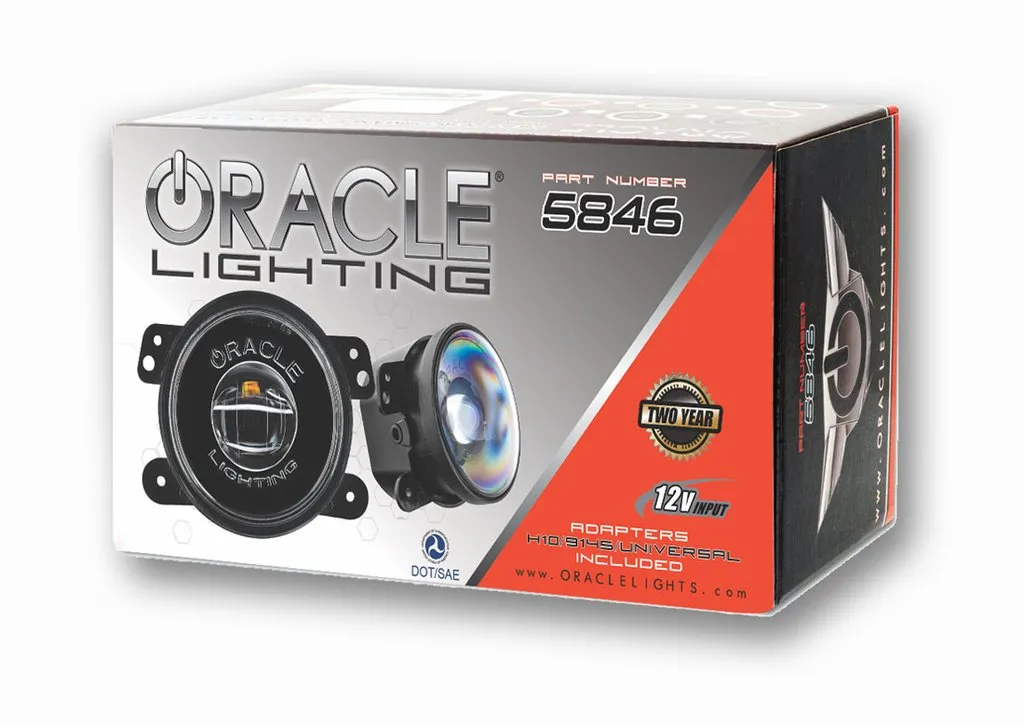 Oracle LED Fog Light Jeep Wrangler JK/JL / Gladiator JT (18-20) [High Performance 20W - Dynamic Color Shift ] 5846-332