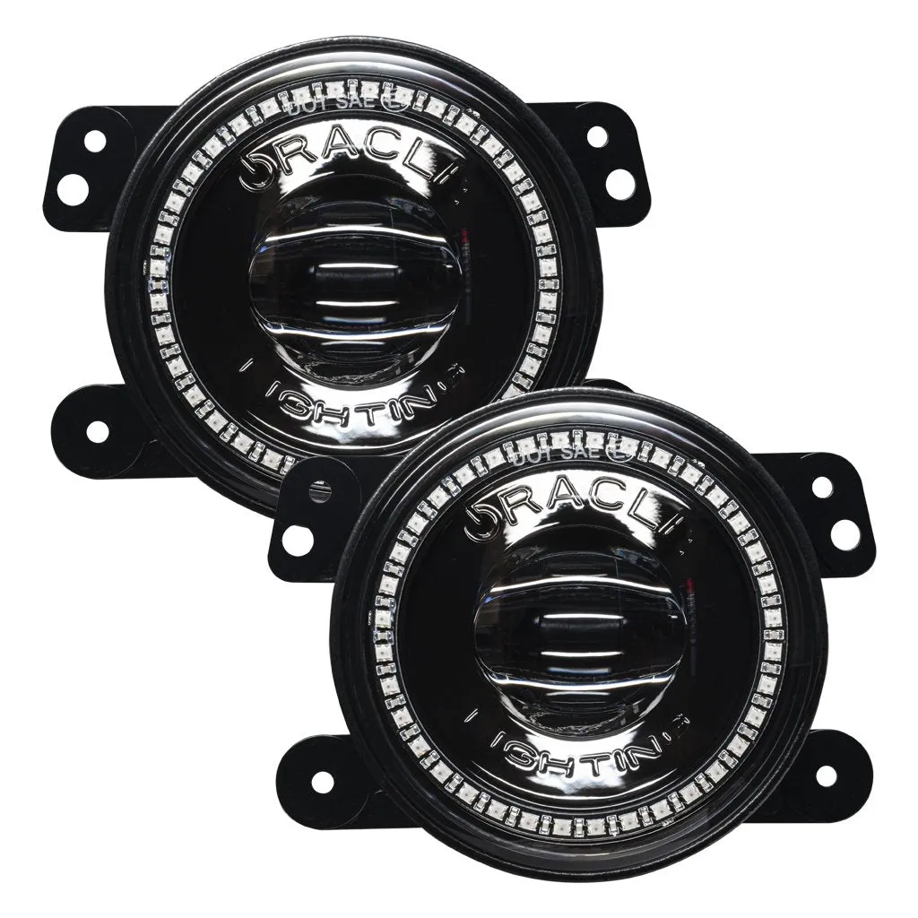Oracle LED Fog Light Jeep Wrangler JK/JL / Gladiator JT (18-20) [High Performance 20W - Dynamic Color Shift ] 5846-332