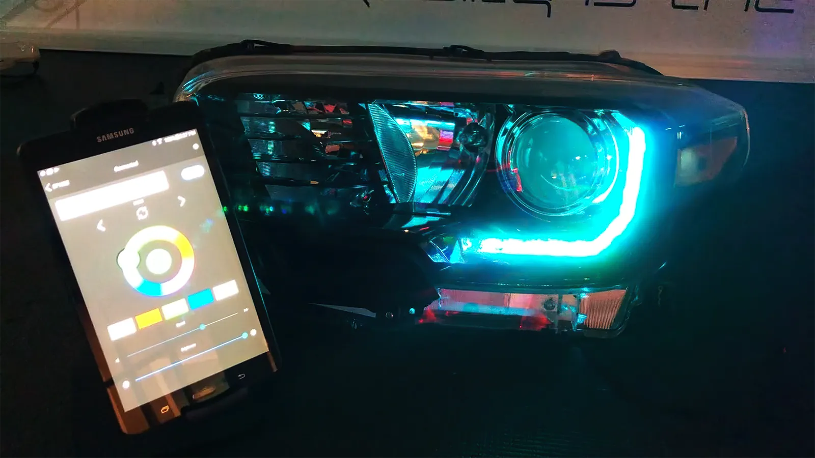 ORACLE Lighting 2016-2023 Toyota Tacoma Dynamic ColorSHIFT RGB A Headlight DRL Kit