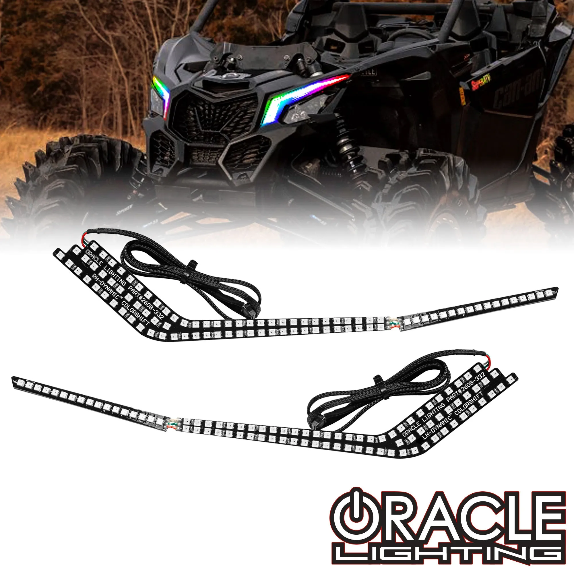 ORACLE Lighting 2017-2023 Can-Am Maverick X3 Dynamic ColorSHIFT DRL Kit
