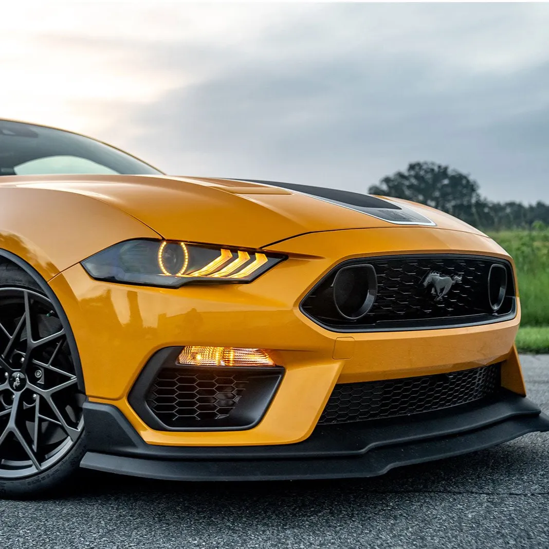 ORACLE Lighting 2018-2023 Ford Mustang "Black Series" Dynamic ColorSHIFT LED Headlights w/ Sequential Turn Signal