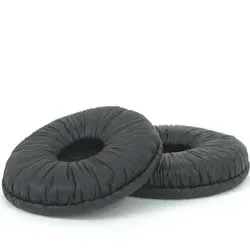 Pair of replacement leatherette ear pads for Melody and Harmony headsets