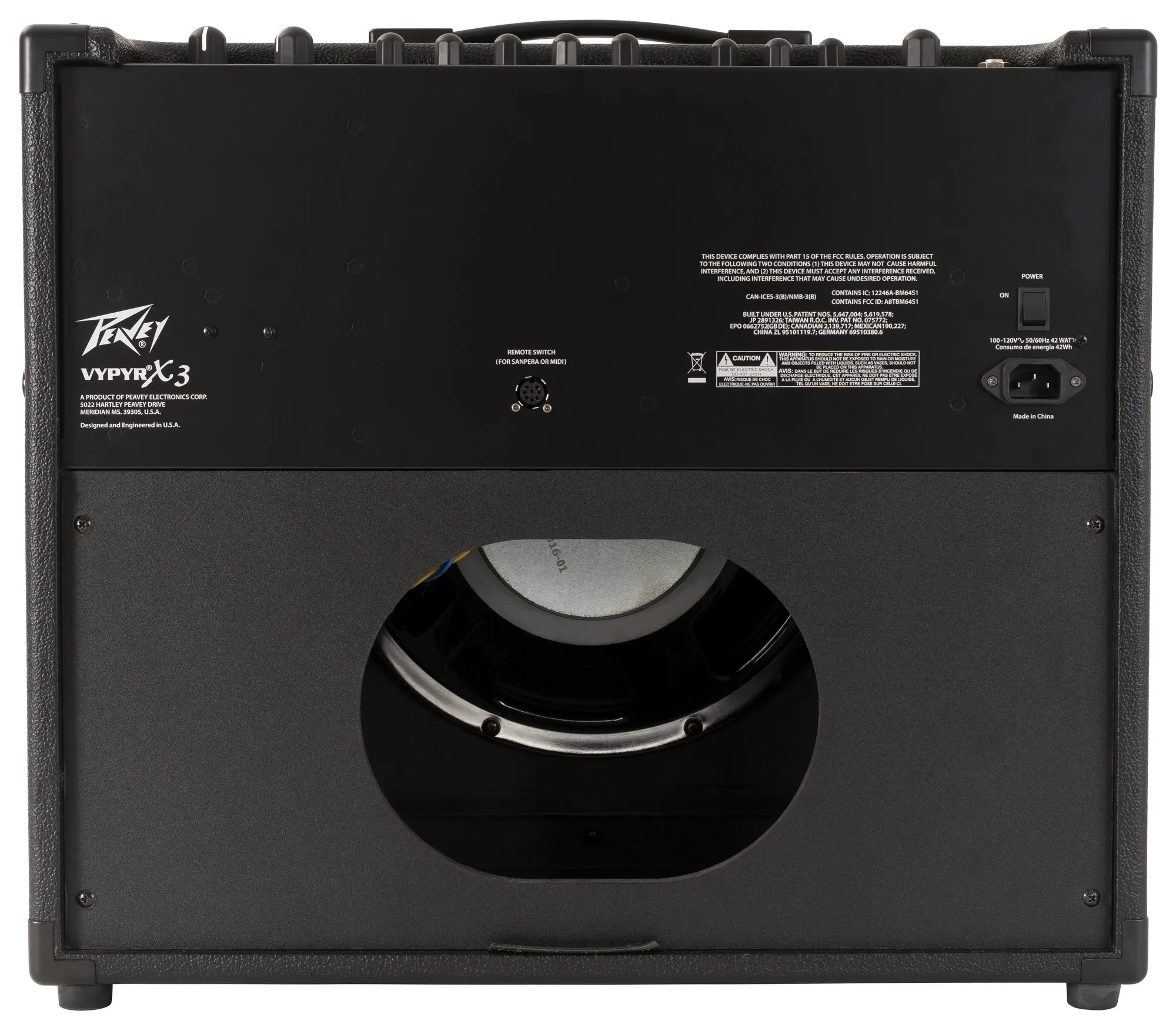 Peavey VYPYR X3 1x12-inch 100-watt Modeling Guitar/Bass/Acoustic Combo Amp