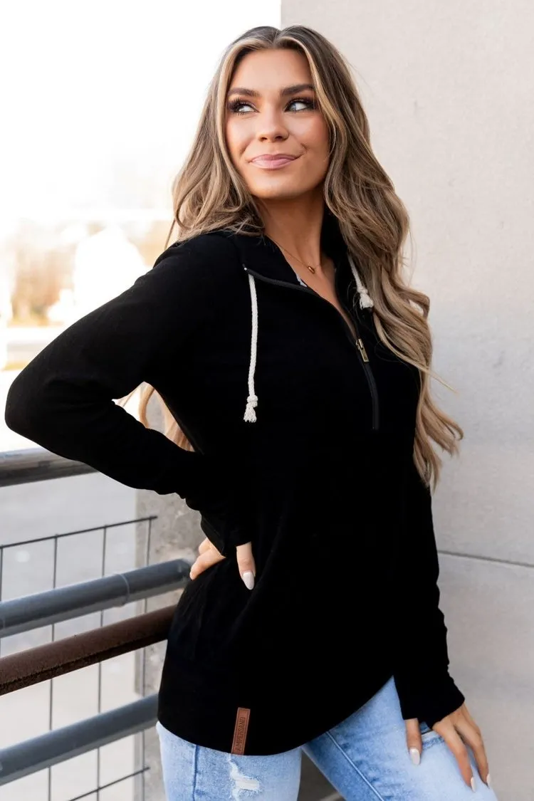 Performance Fleece HalfZip Hoodie - Poppy Seed