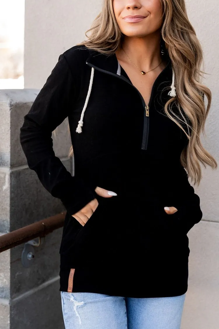 Performance Fleece HalfZip Hoodie - Poppy Seed