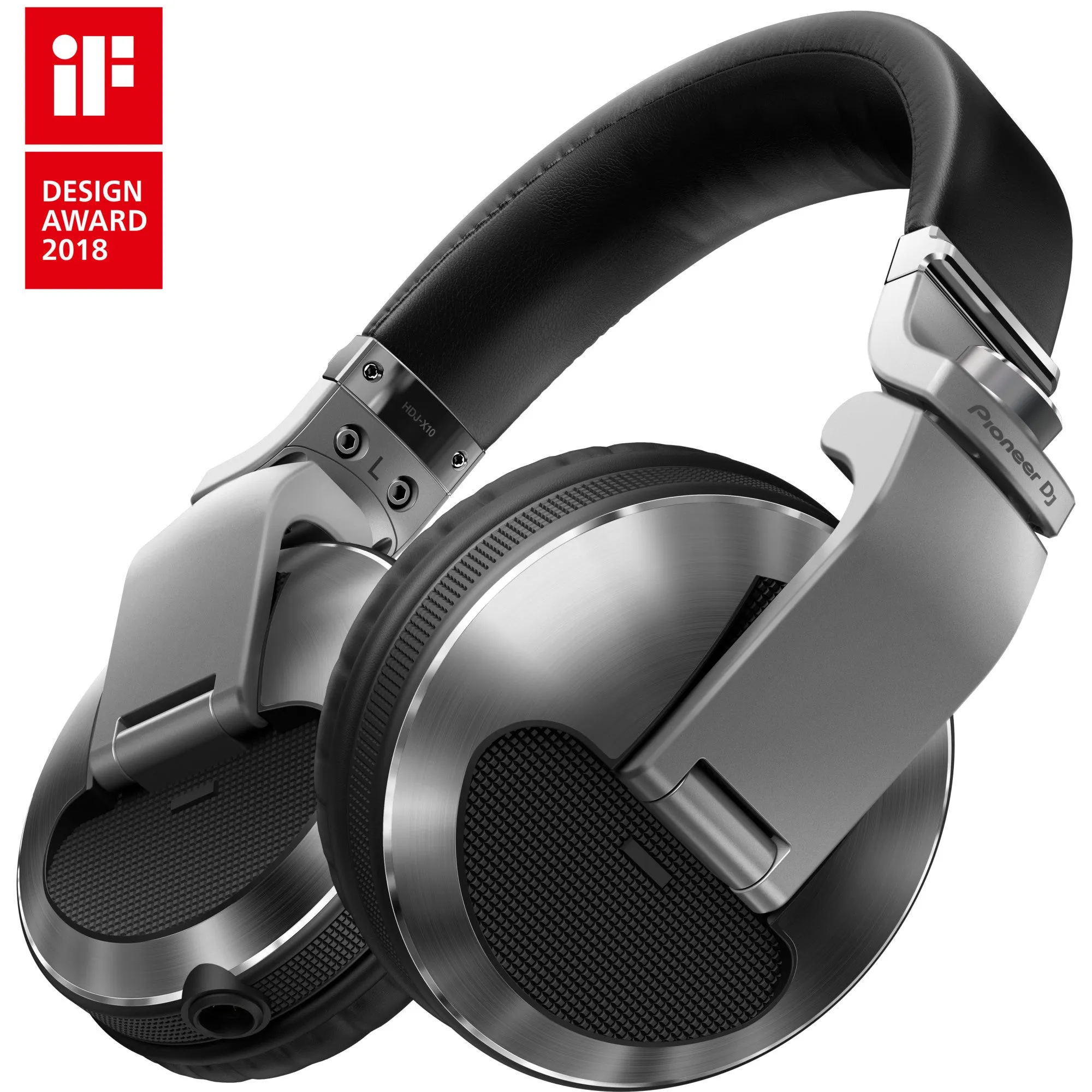 Pioneer DJ Flagship Professional DJ Over-Ear Headphones, DJ Audio Equipment, Silver