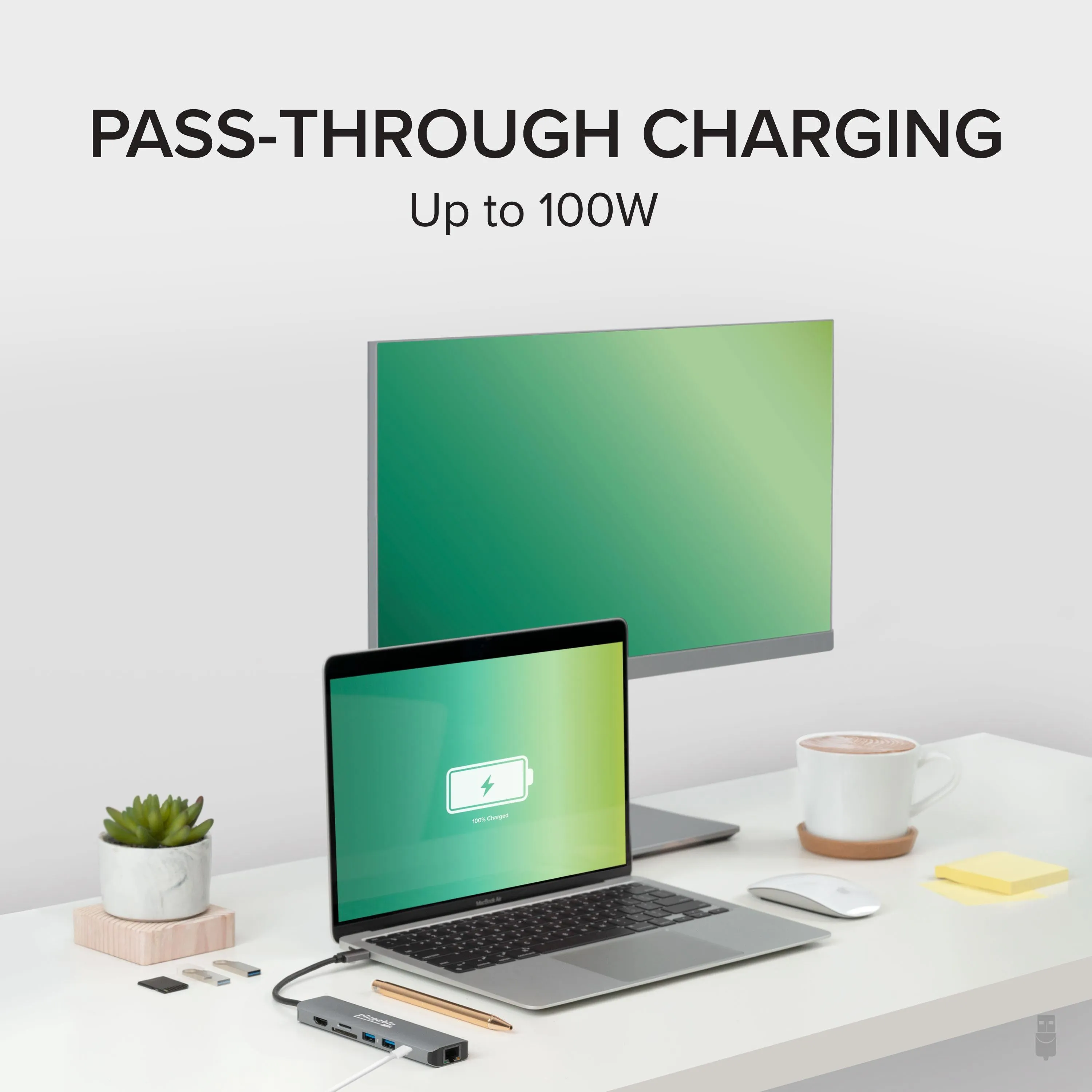 Plugable USB-C 7-in-1 Hub with Ethernet