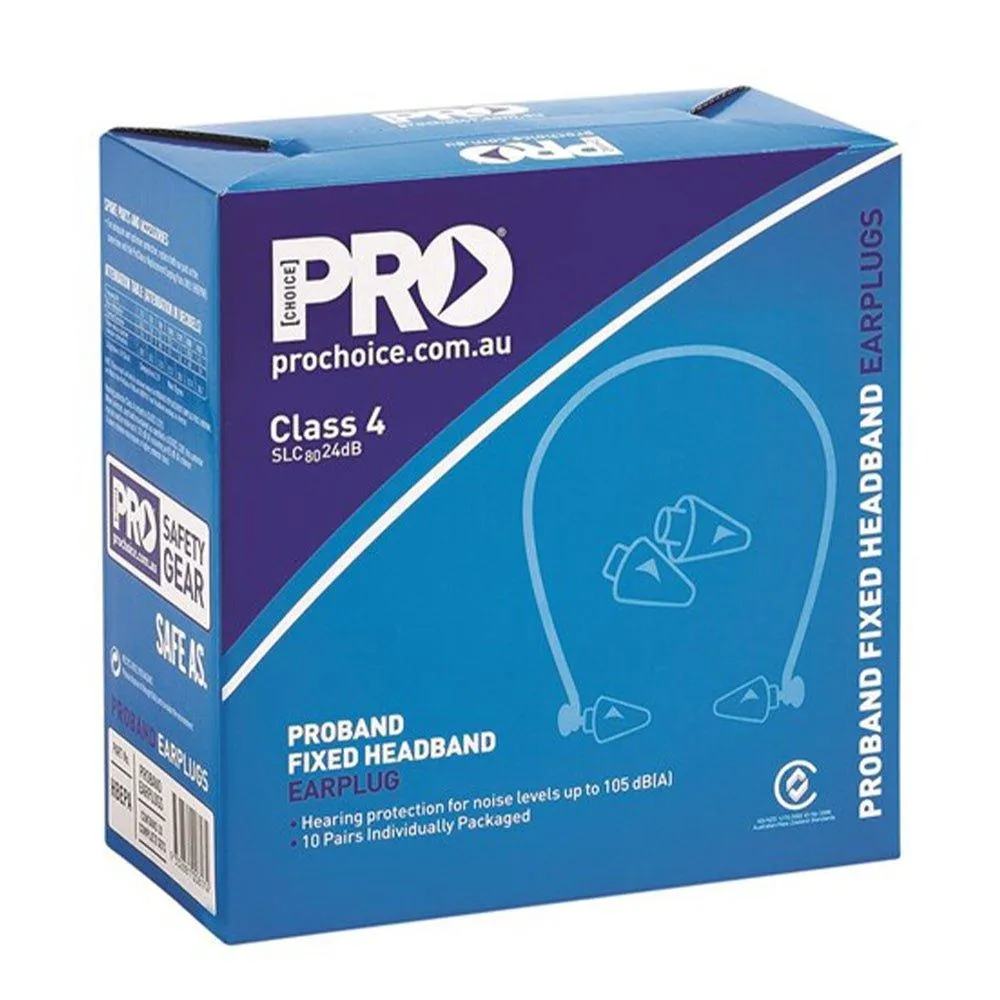 Proband® Fixed Headband Earplugs Class 4 -24db