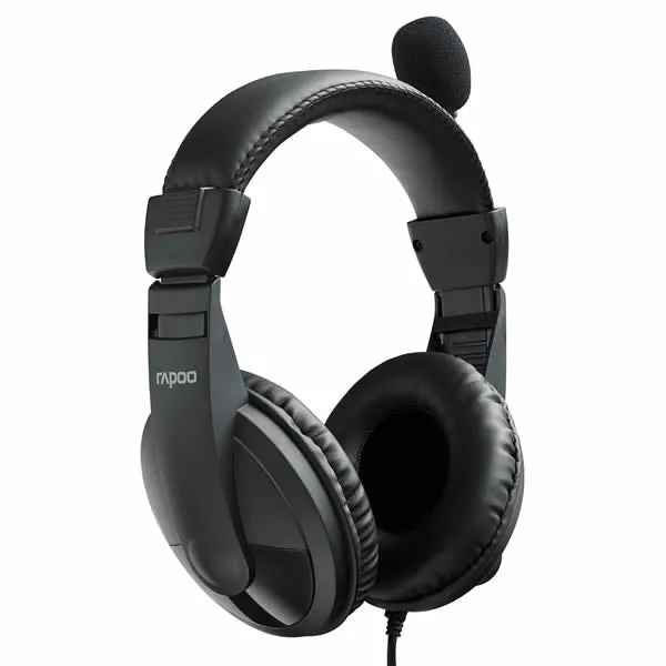Rapoo H150 USB Stereo Headset - Black