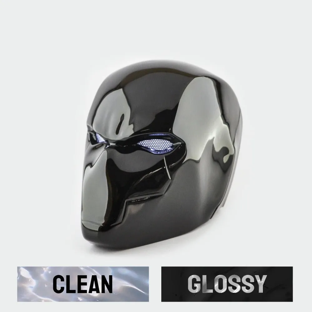 Red Hood - Black Helmet with LED lights