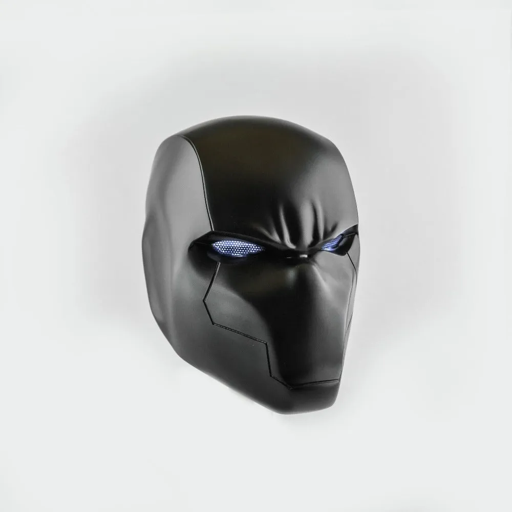 Red Hood - Black Helmet with LED lights