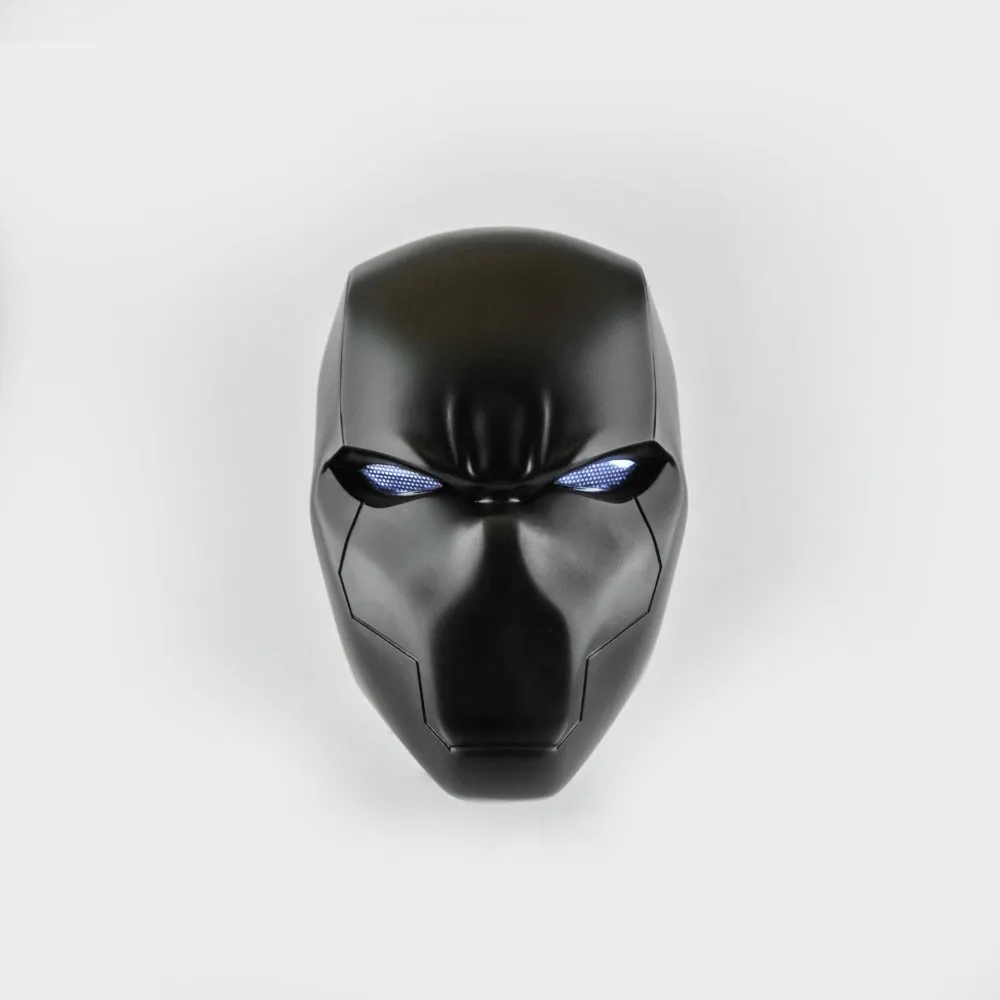 Red Hood - Black Helmet with LED lights