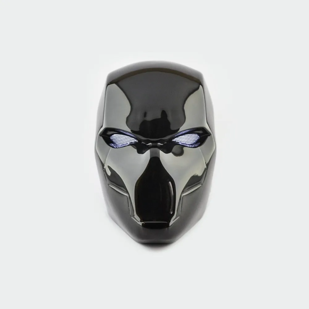 Red Hood - Black Helmet with LED lights