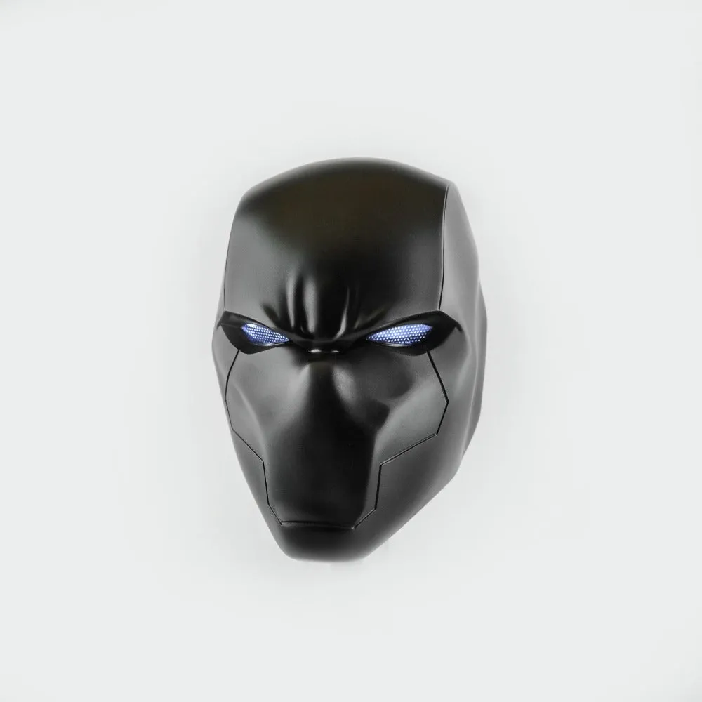 Red Hood - Black Helmet with LED lights