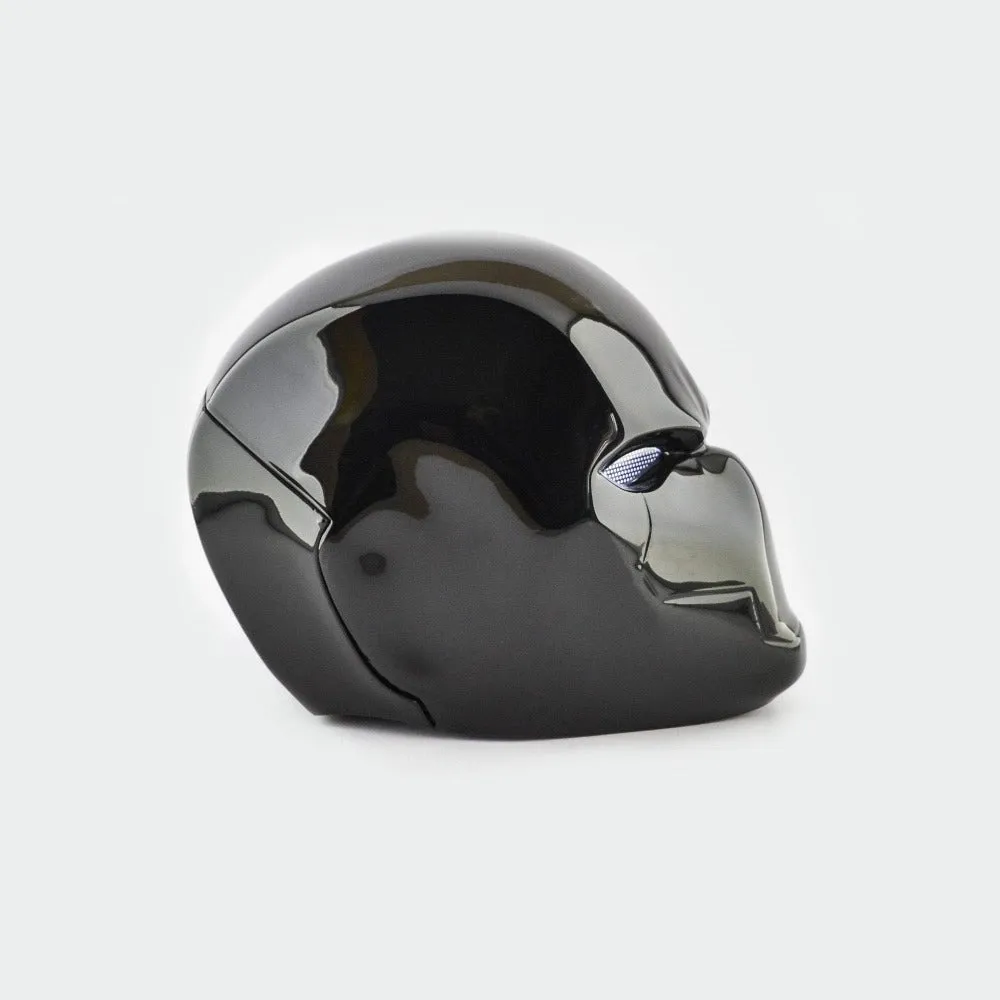 Red Hood - Black Helmet with LED lights