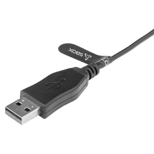 Sbox On-Ear Wired Headset - Black | HS-707