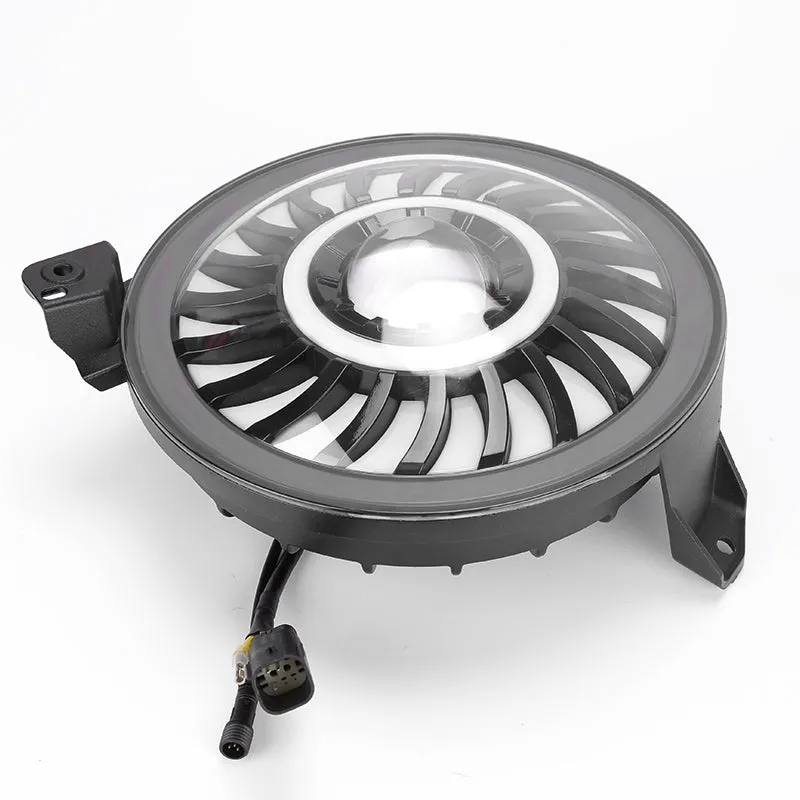 Sharingan LED RGB Halo Headlights for Jeep Wrangler JL JLU and Jeep Gladiator JT