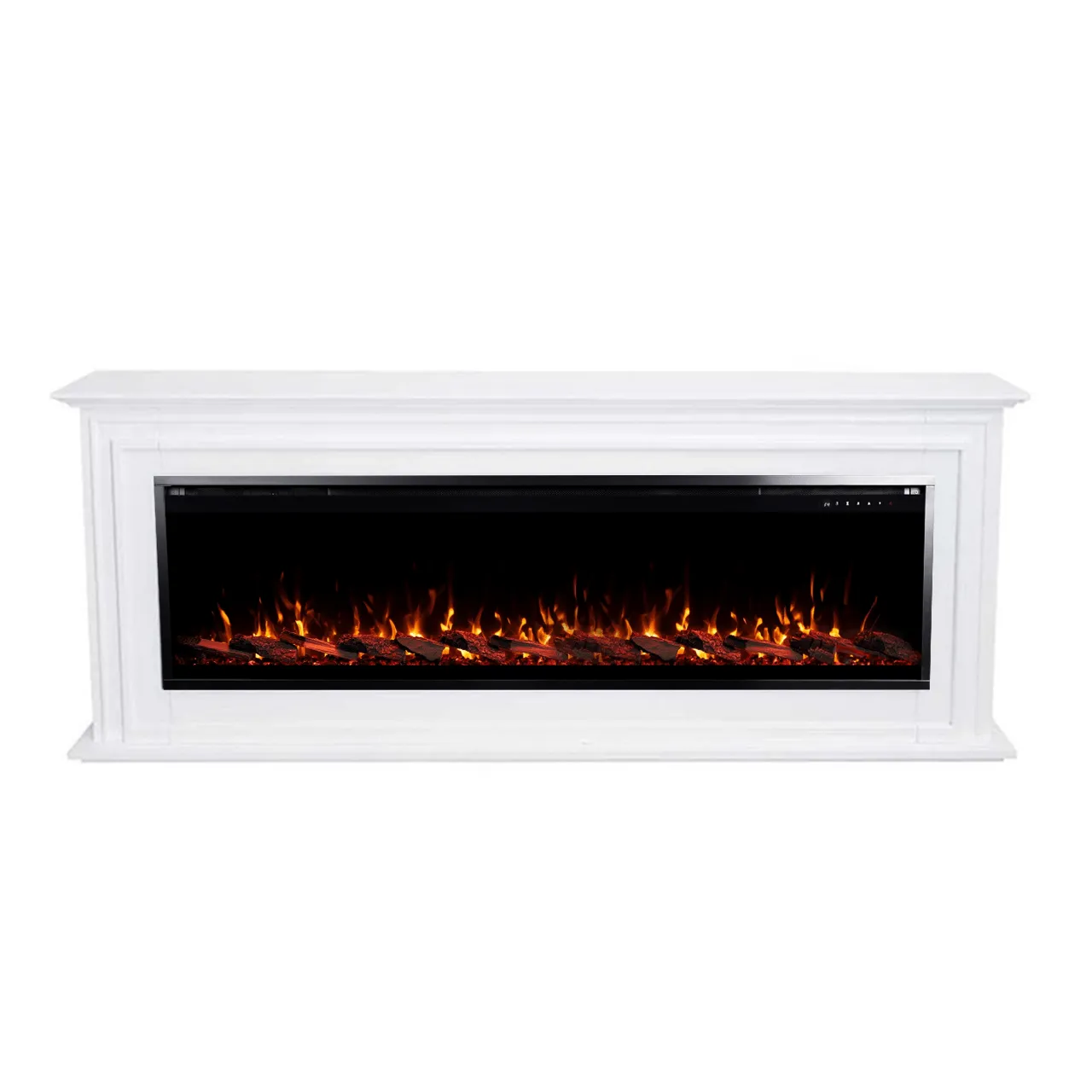Sideline Elite Pro 60 Inch Smart Electric Fireplace with Encase Surround Mantel