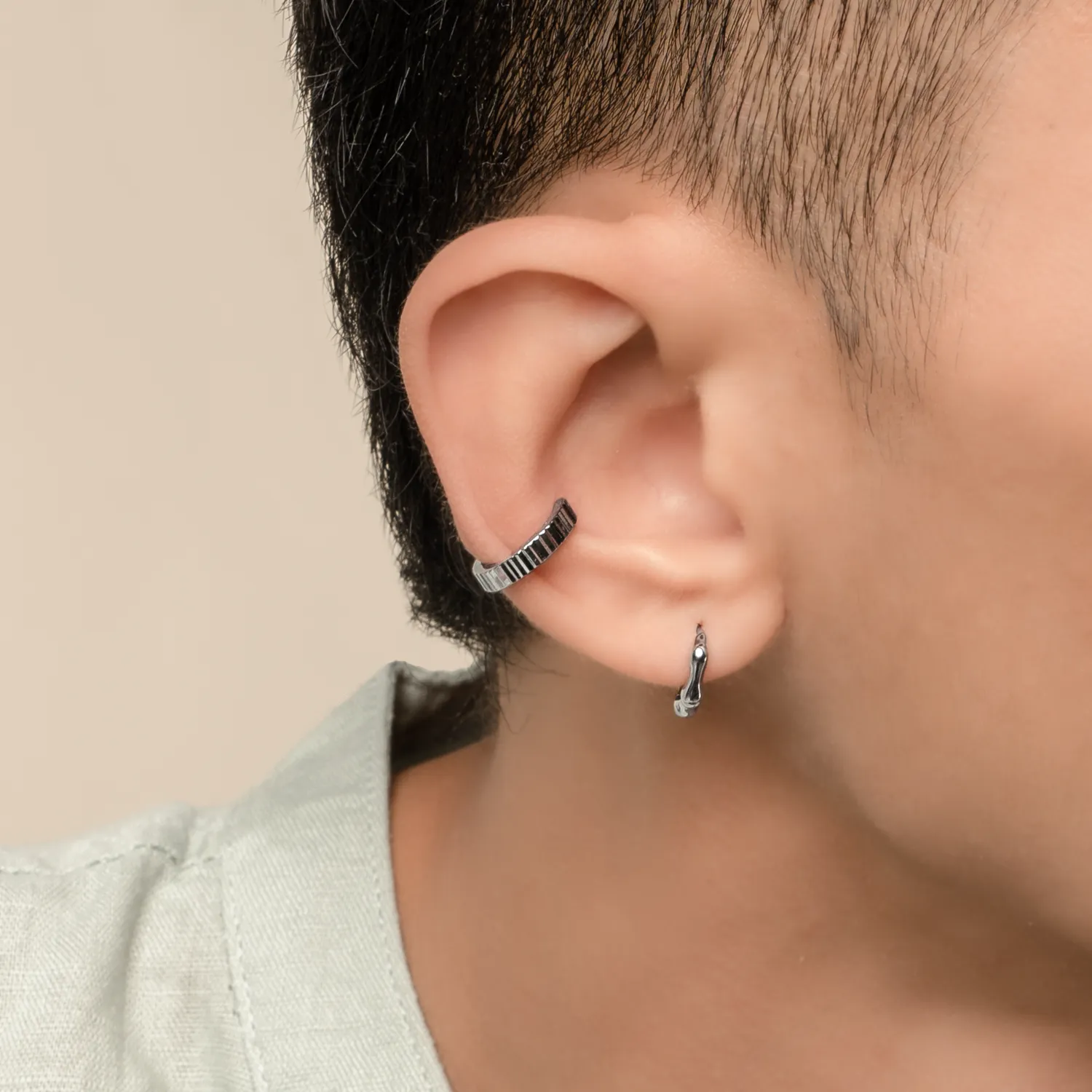 Silver Logan Ear Cuff