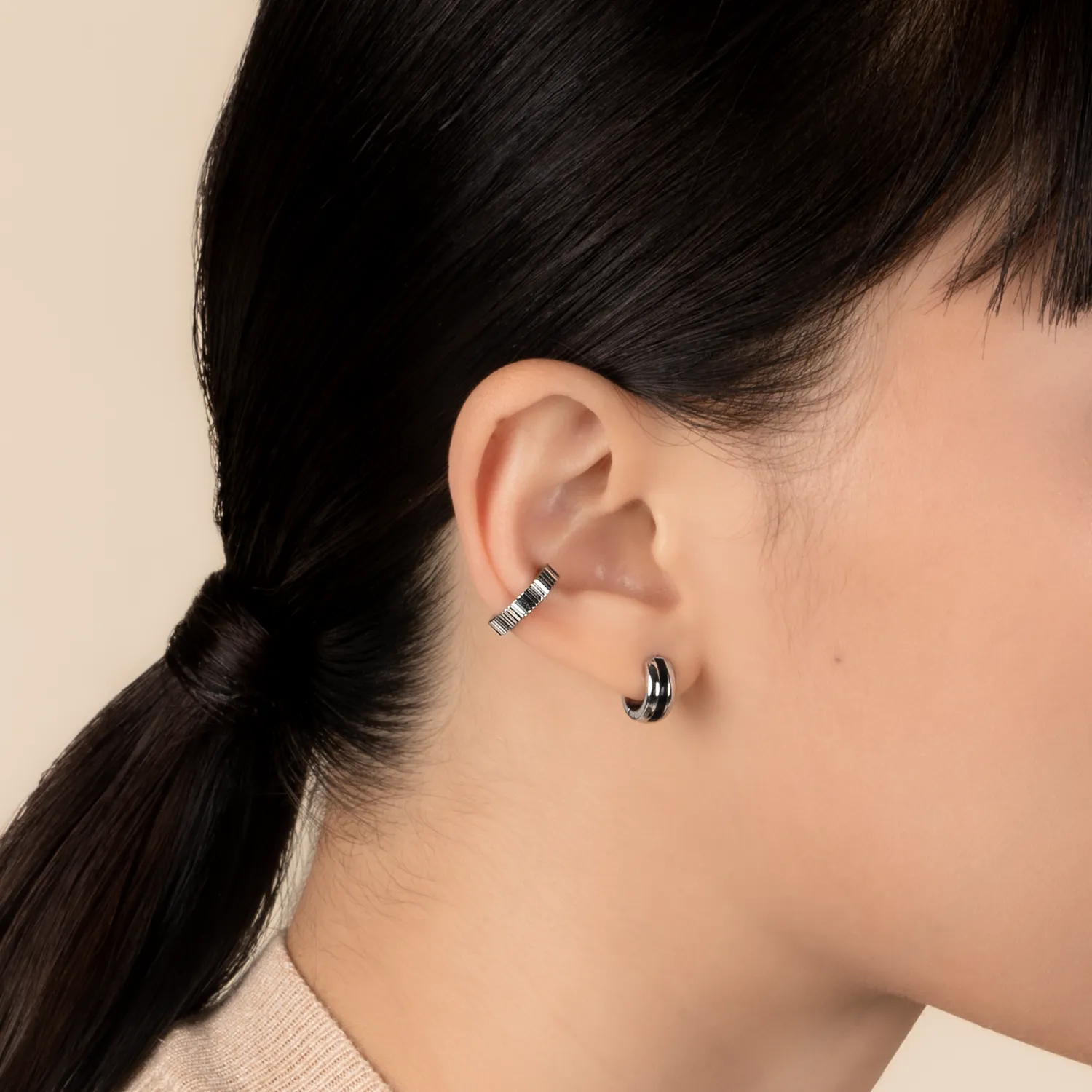 Silver Logan Ear Cuff