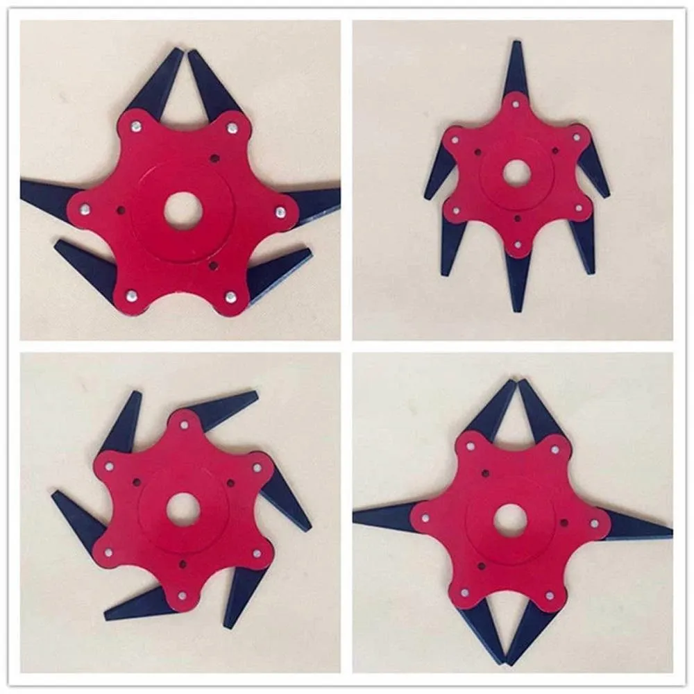 Six-blade grass head-Steel Trimmer Head