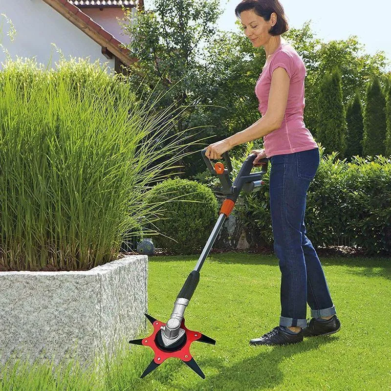 Six-blade grass head-Steel Trimmer Head
