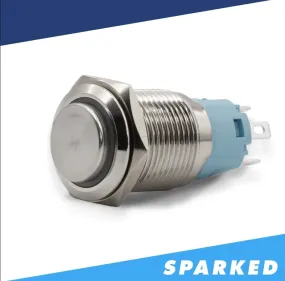 Sparked Innovations Latching Aluminum Push Button Switches